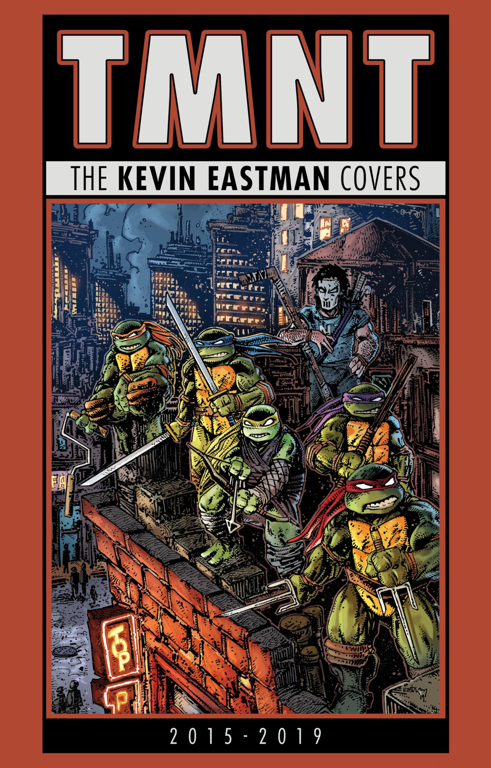 TMNT Kevin Eastman Covers Livre Souvenir Nostalgie Tortues Ninja