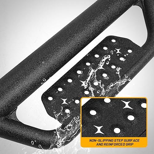 Miniatura 5 de Barras de paso laterales compatibles con Chevy Silverado 2007-2018 y GMC Sierra 1500 2500HD 3500HD (incluye 2019 1500 LD)  2019 2500HD 3500HD.