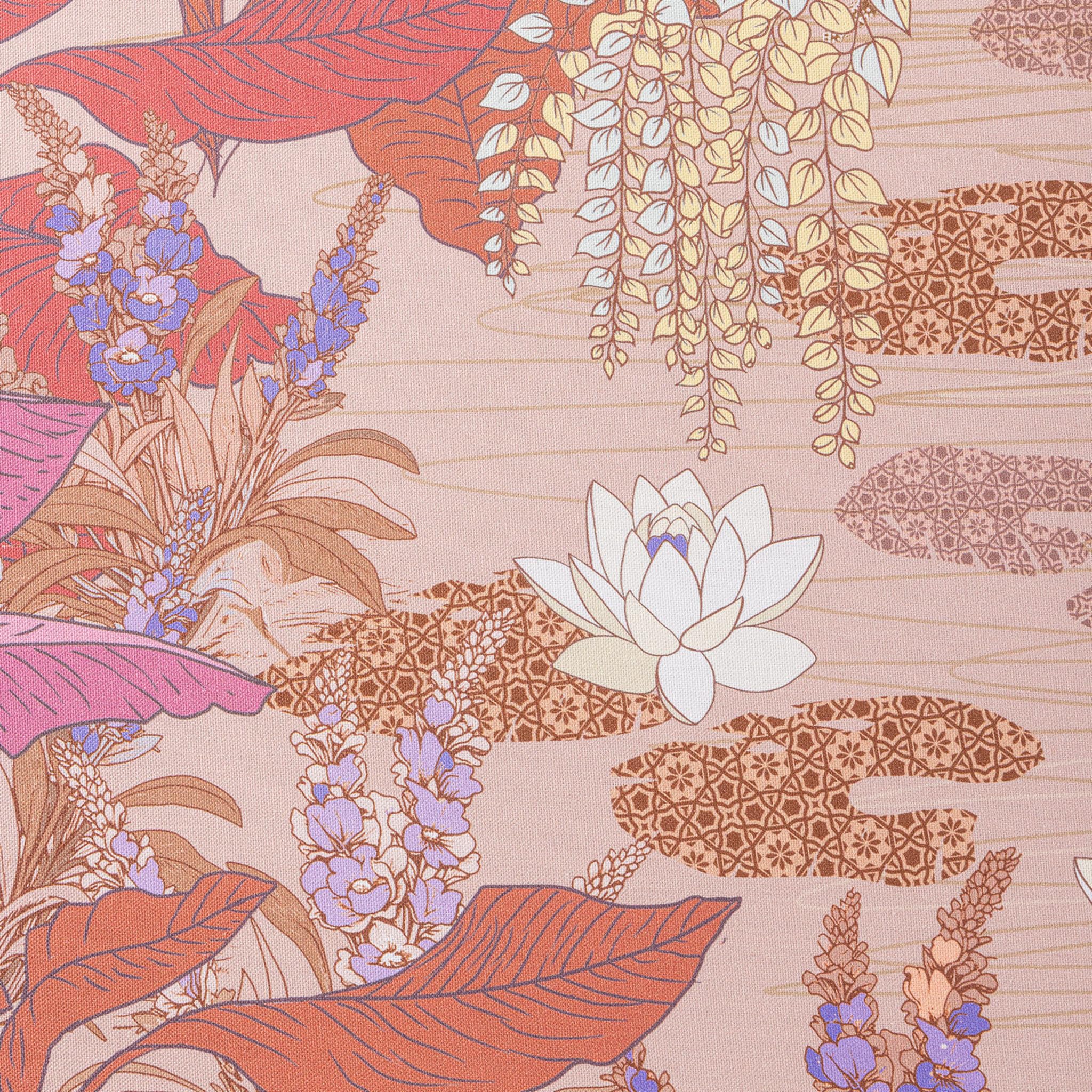 Caleffi Copriletto Estivo Matrimoniale Art. Miami Beach 260x270 cm in 100% Cotone Panama Stampa Digitale Alta Definizione