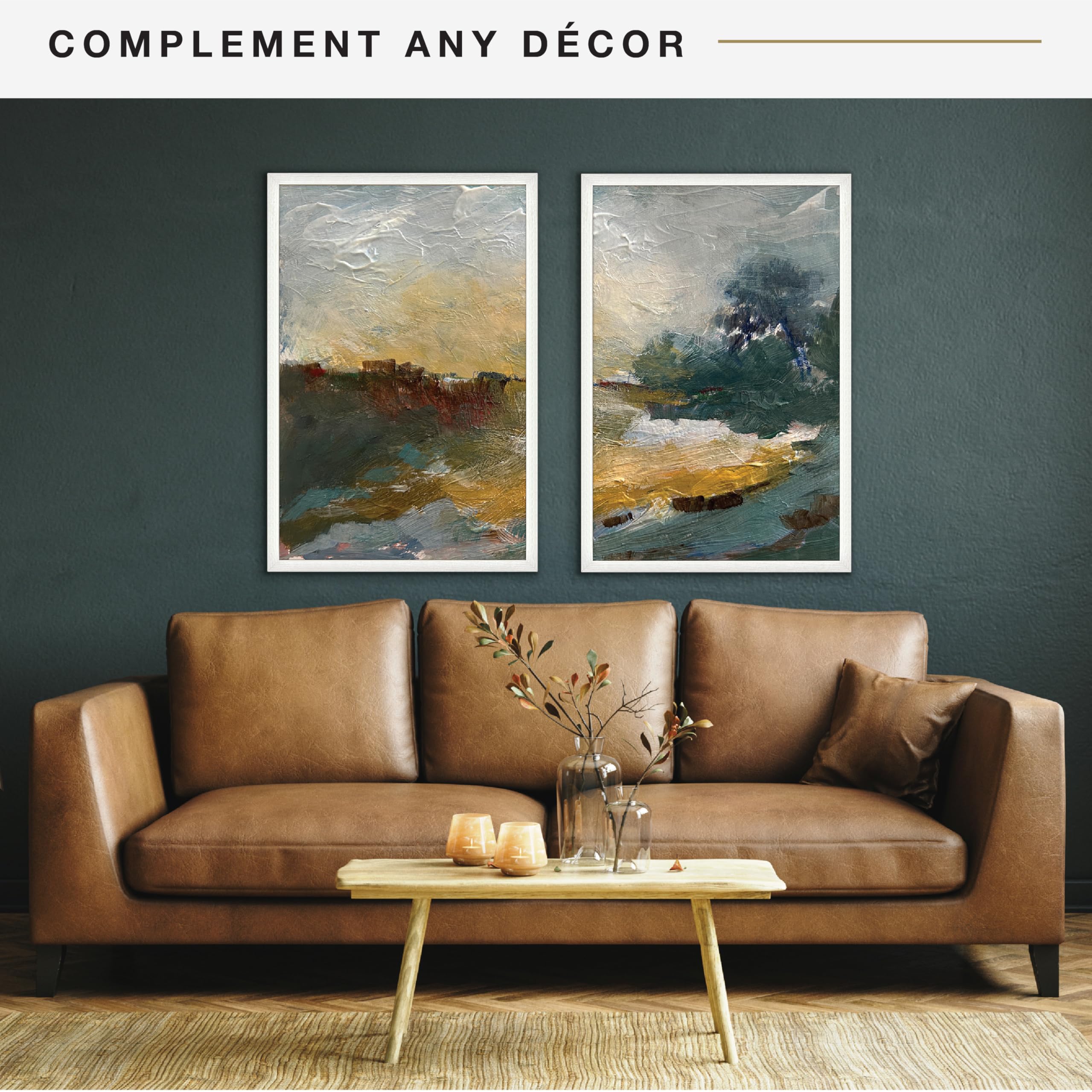 景色 （額縁) Amazon.com - ZZFQXZ 9x30 Picture Frame Black Wood Poster