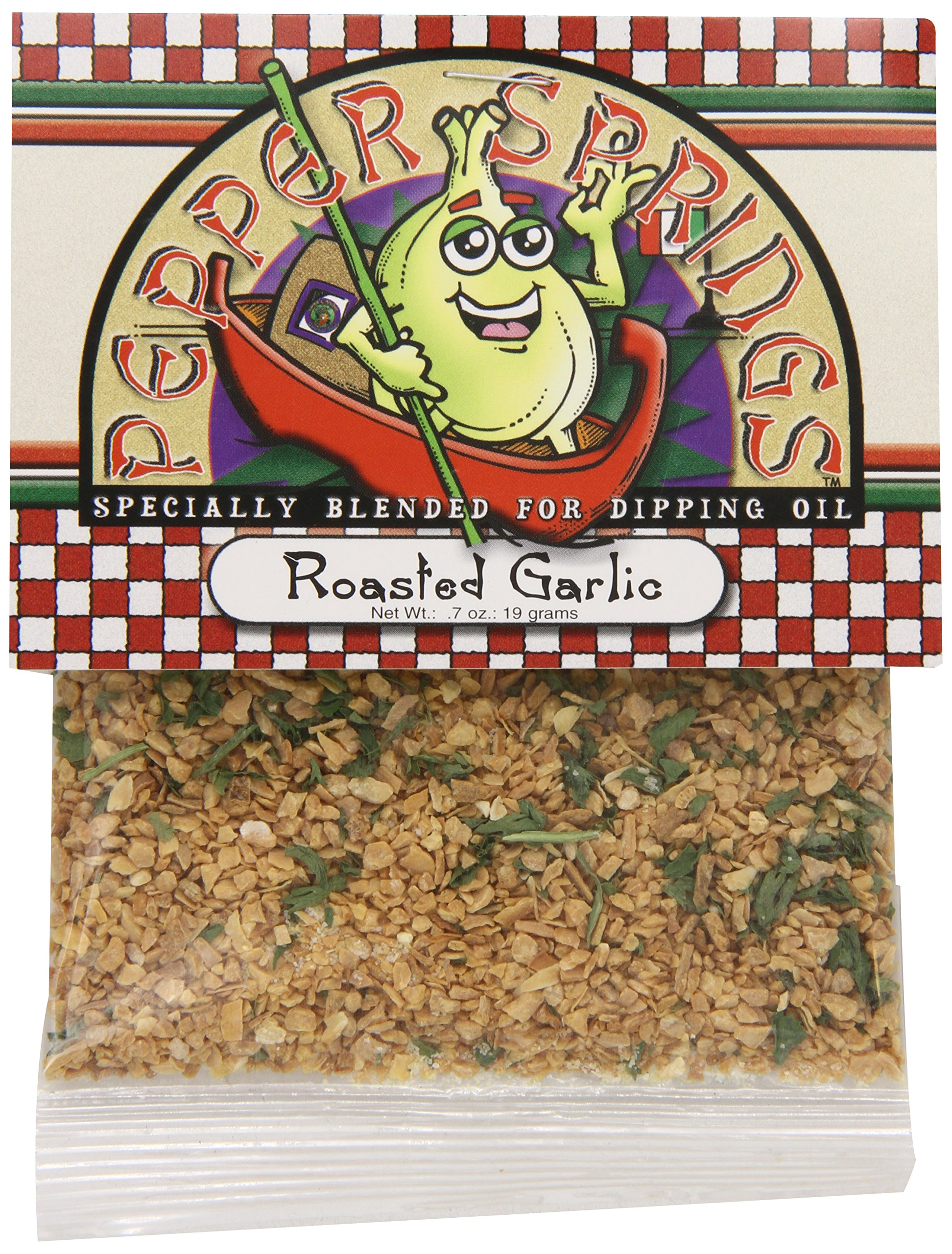 Pepper Springs Bread Dipping Oil Mix, Roasted Garlic, .7 Ounce