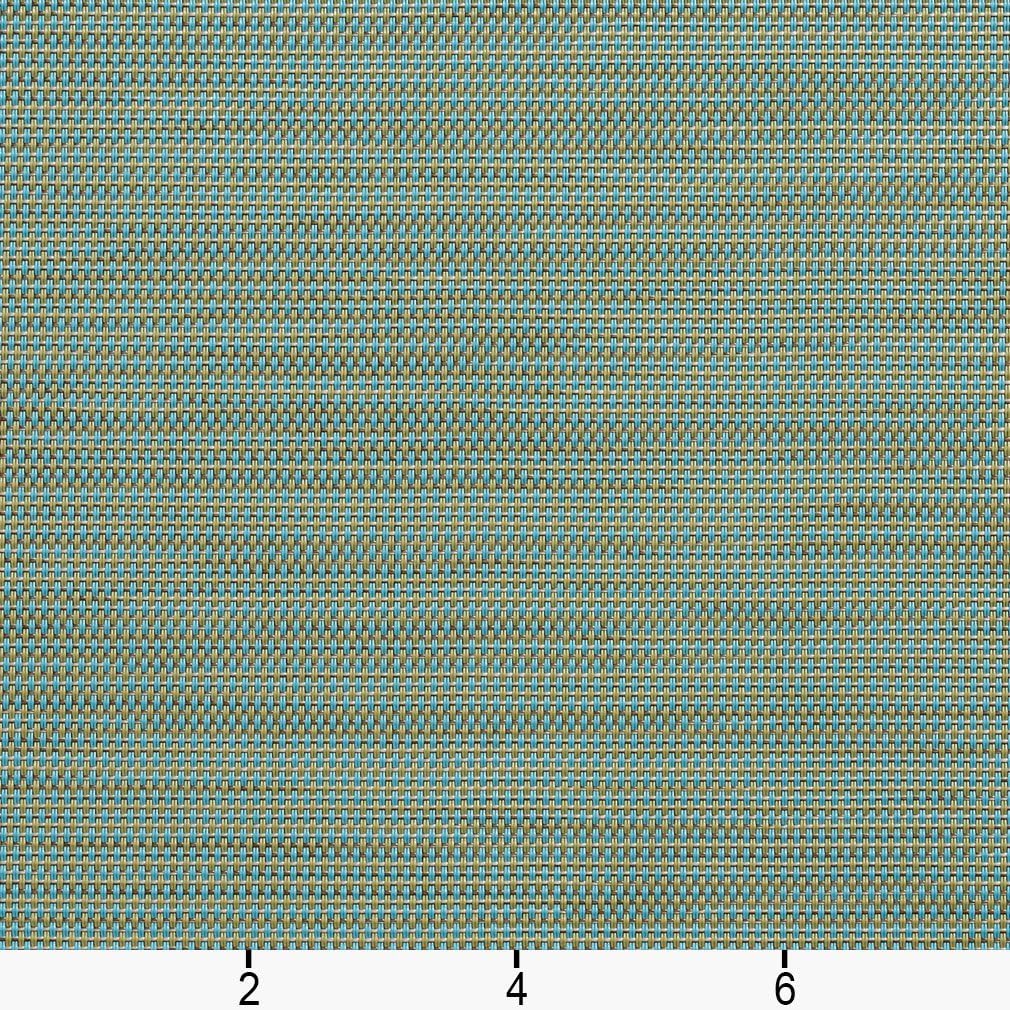 SL004 Turquoise and Light Green Woven Sling Vinyl Mesh Outdoor Furniture Fabric by The Yard