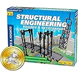 Thames &amp; Kosmos Structural Engineering: Bridges &amp; Skyscrapers | Science &amp; Engineering Kit | Build 20 Models | Learn about Force, Load, Compression, Tension | Parents' Choice Gold Award Winner, Blue