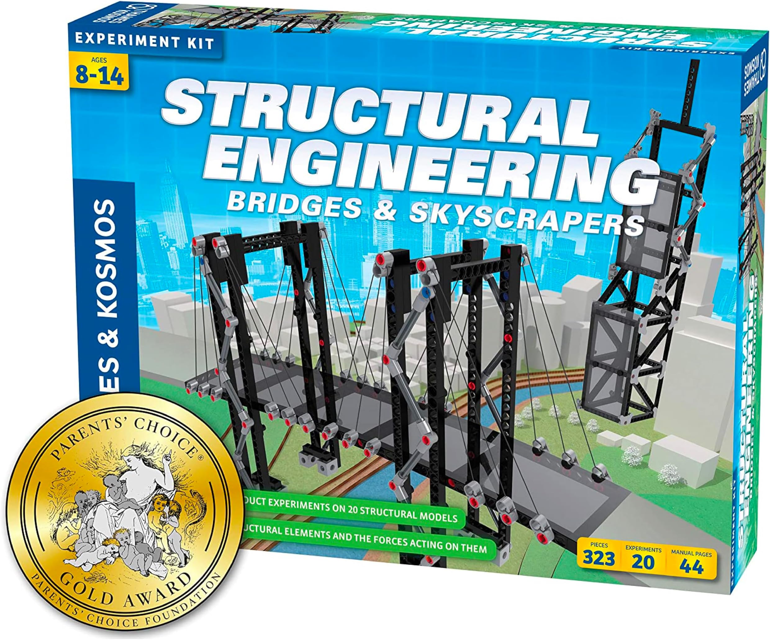 Thames & Kosmos Structural Eng: Bridges & Skyscrapers | Engineering Set