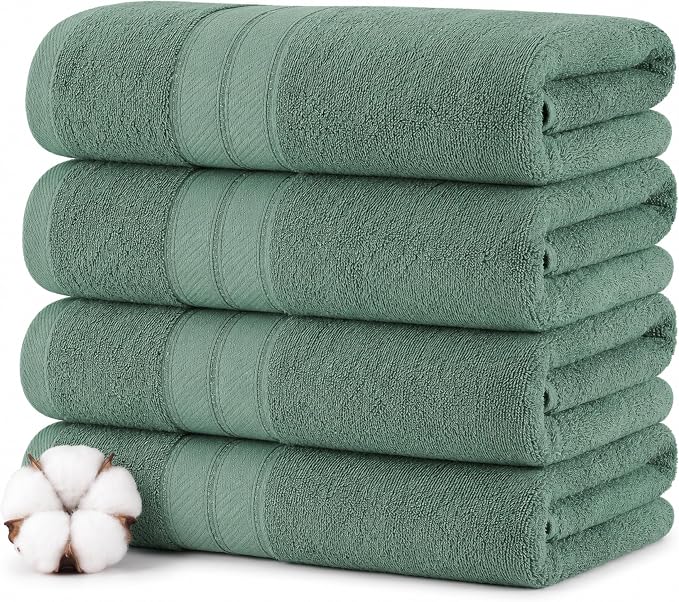 Modern Threads 4-Pack SpunLoft Bath Sheet