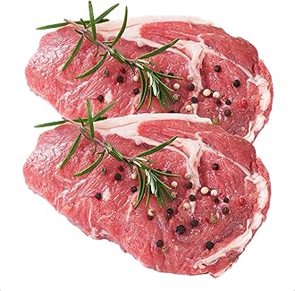 Ribeye Steak x 2, Fresh Beef Rib Eye Steaks From Master Butcher, Aged For 28 Days, Tender And Flavoursome, Suitable for Home Freezing, Each Steak Approx 250g, Pack Approx 500g