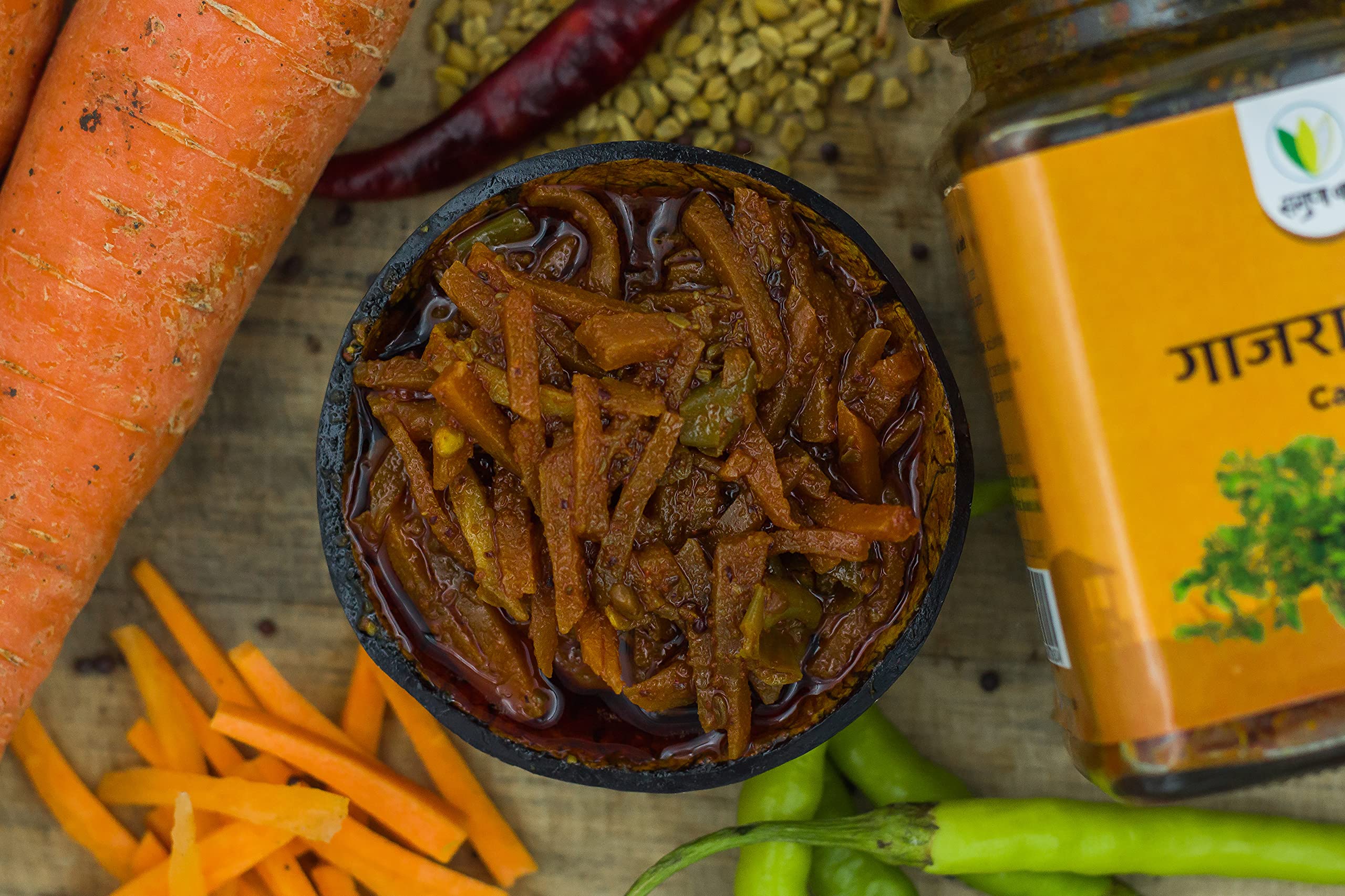 Saguna Baug Carrot Pickle - 225 gm 4