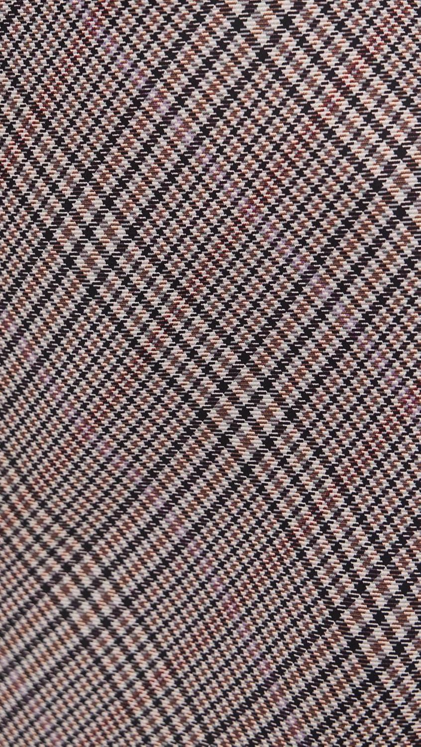 Vince Women's Pressed Plaid Shaped Hem Skirt - Image 6