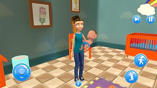 Onde estão seus filhos travessos? Jogos de creche de babá: simulador de diversão 3D para bebês e pap
