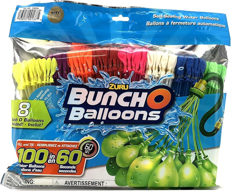 Bunch O Balloons. Fill and Tie 100 Water Ballons in 60 Seconds. 8 Bunch O Balloons Included in This Set