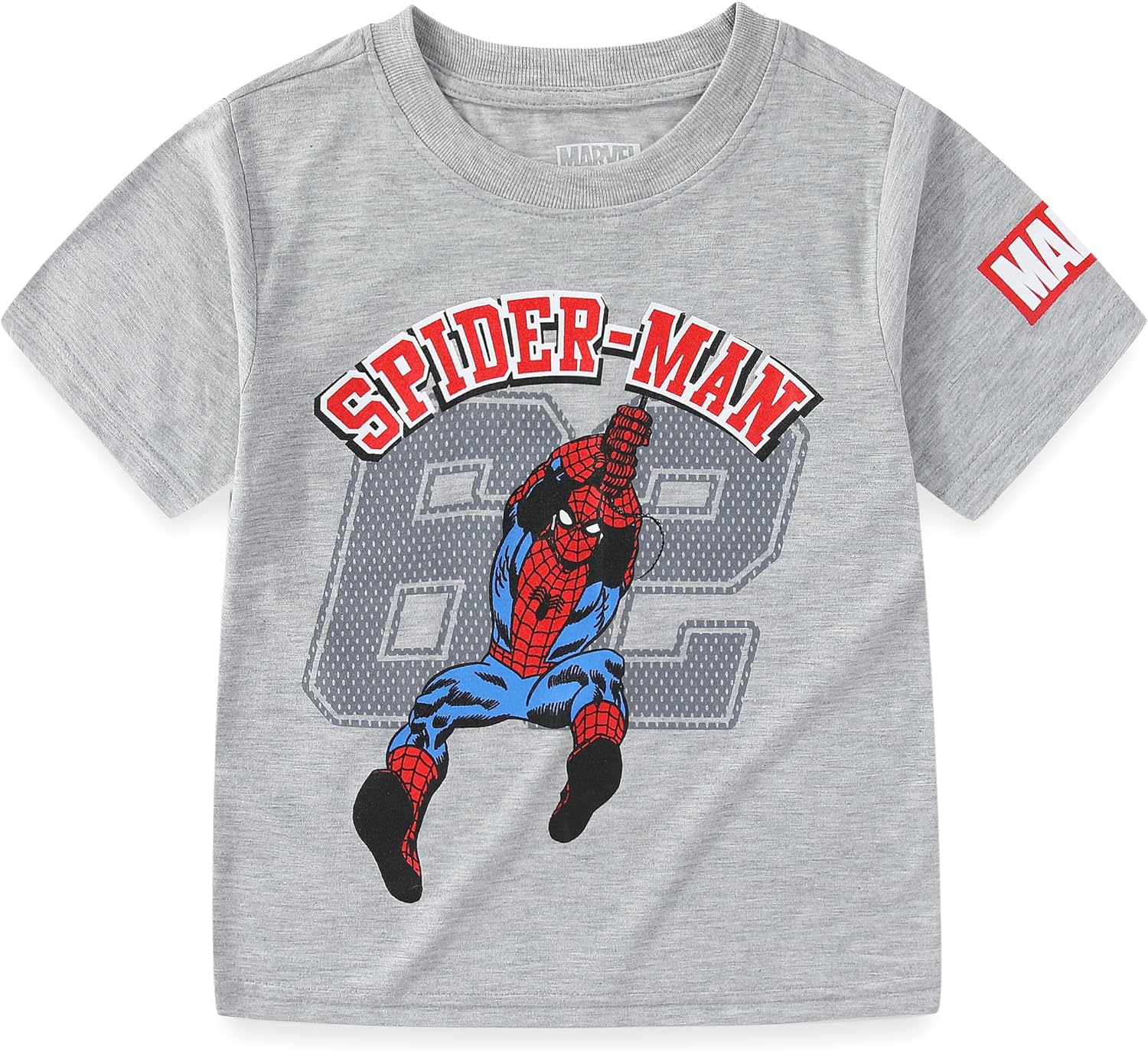 Marvel Spider-Man Boys 3 Piece Shorts Set with Short Sleeve T-shirt and Tank Top for Toddlers and Big Kids - Image 2