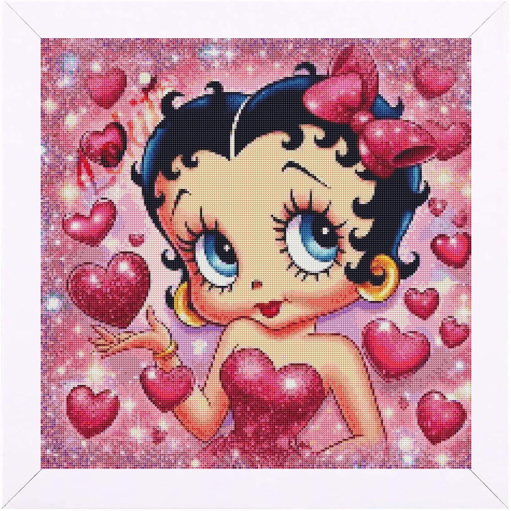 JAKI Diamond Art Kits for Adults,Cartoon Diamond Art 12x12inch