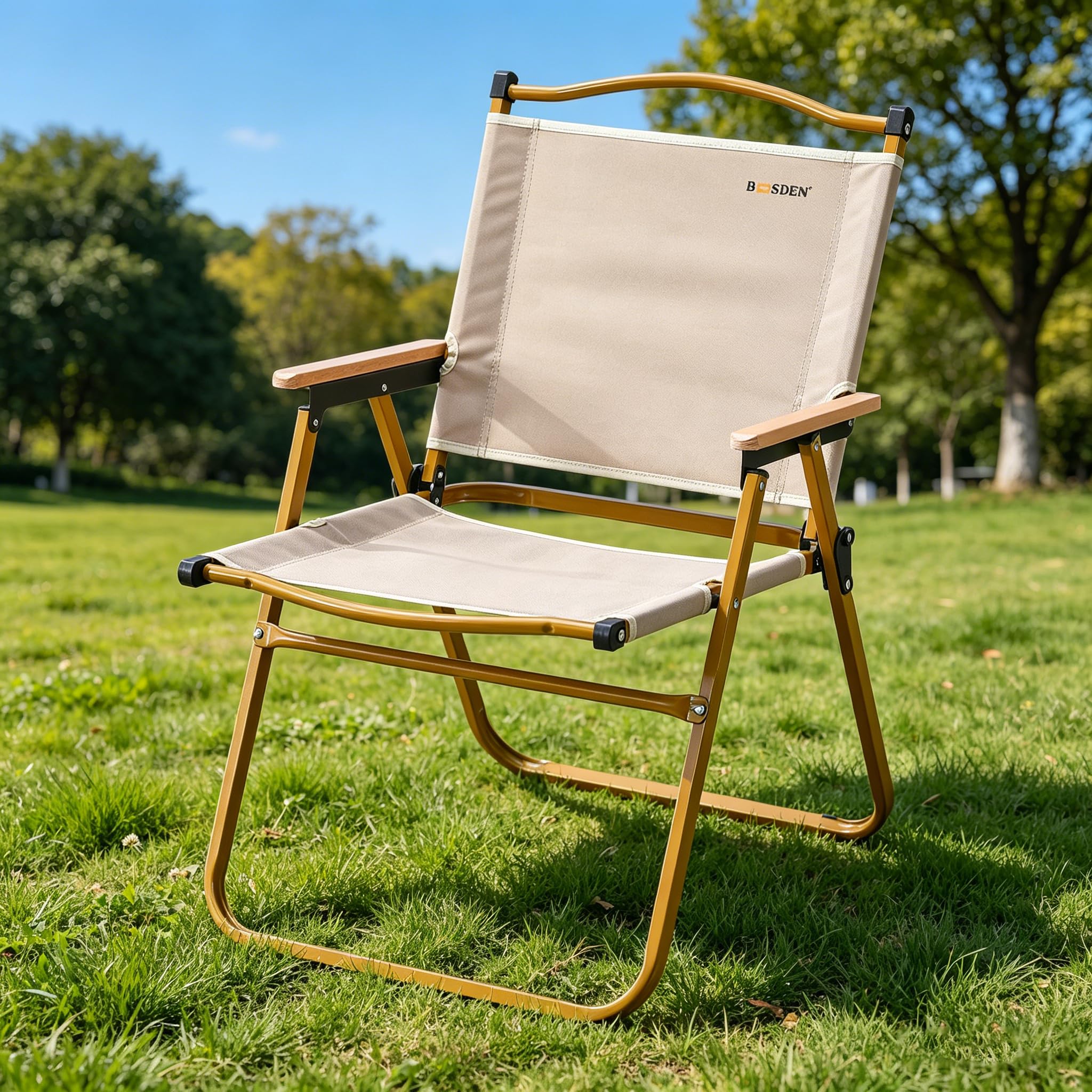 Amazon.com: BOOSDEN Folding Lawn Chairs, Portable Foldable Camping