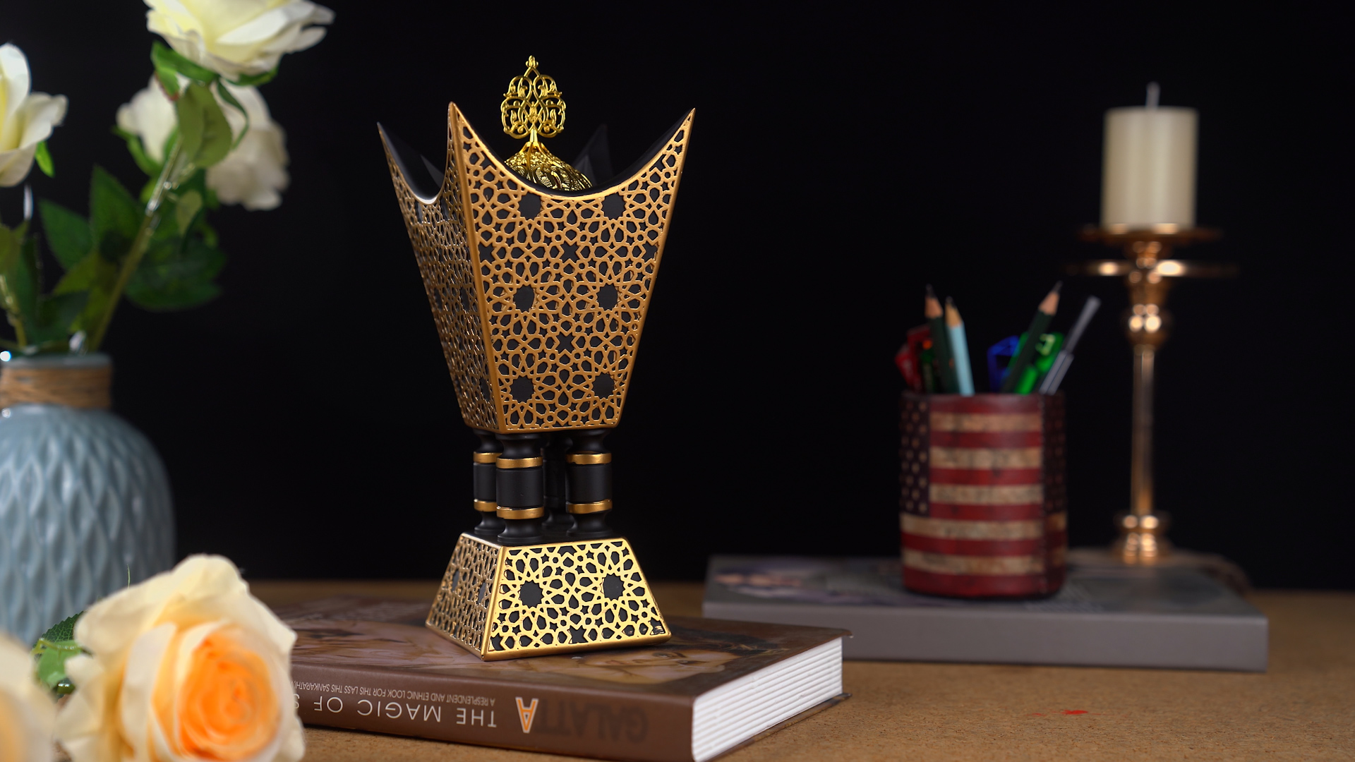 Amazon.com: TERSCHELLING Bakhoor Incense Burner, Oud
