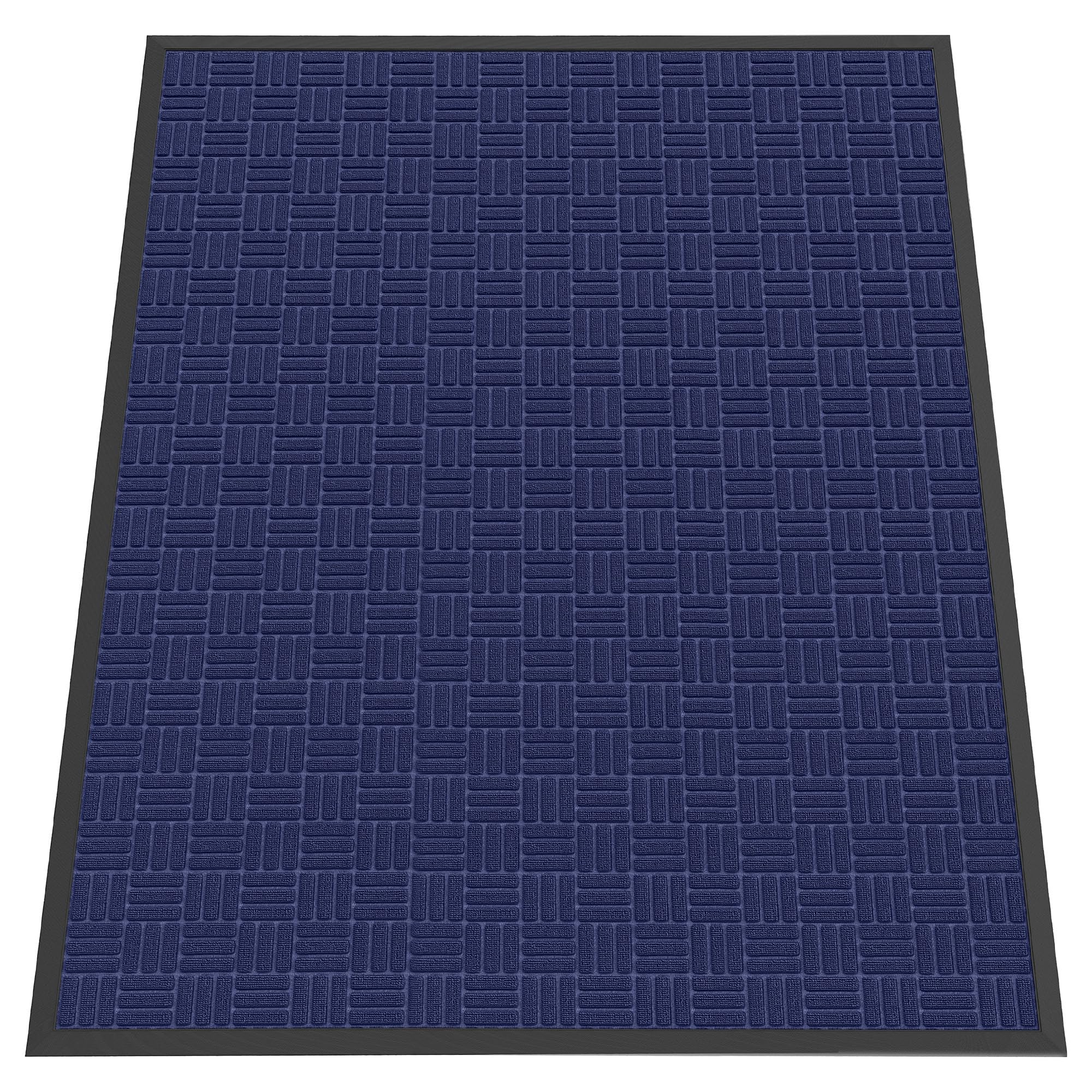 Black Doormat - 5'x3' Indoor Outdoor Entry Mat -19