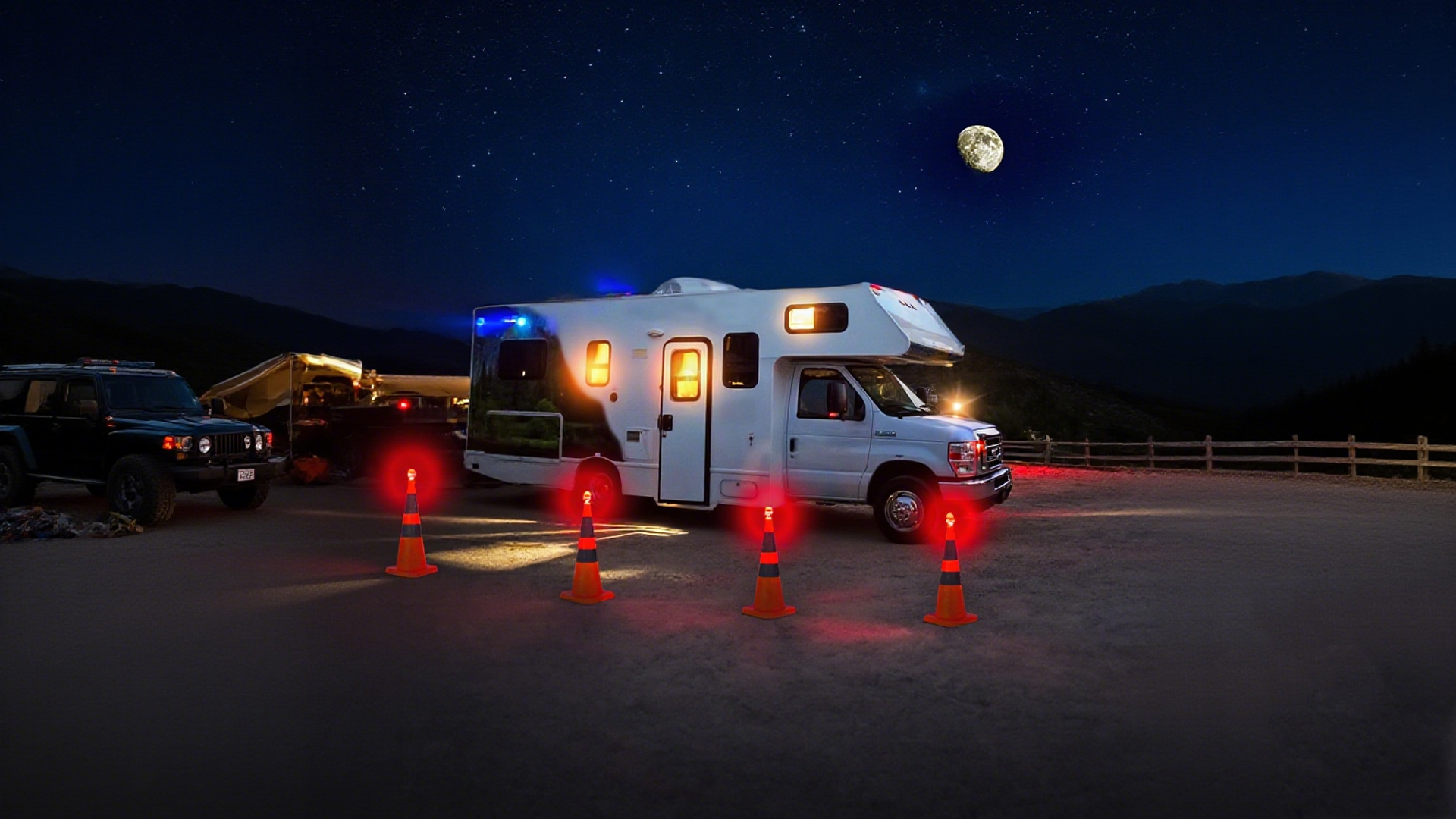 10 Verkehrskegel 75cm Orange - Stapelbar Mit Reflektorstreifen