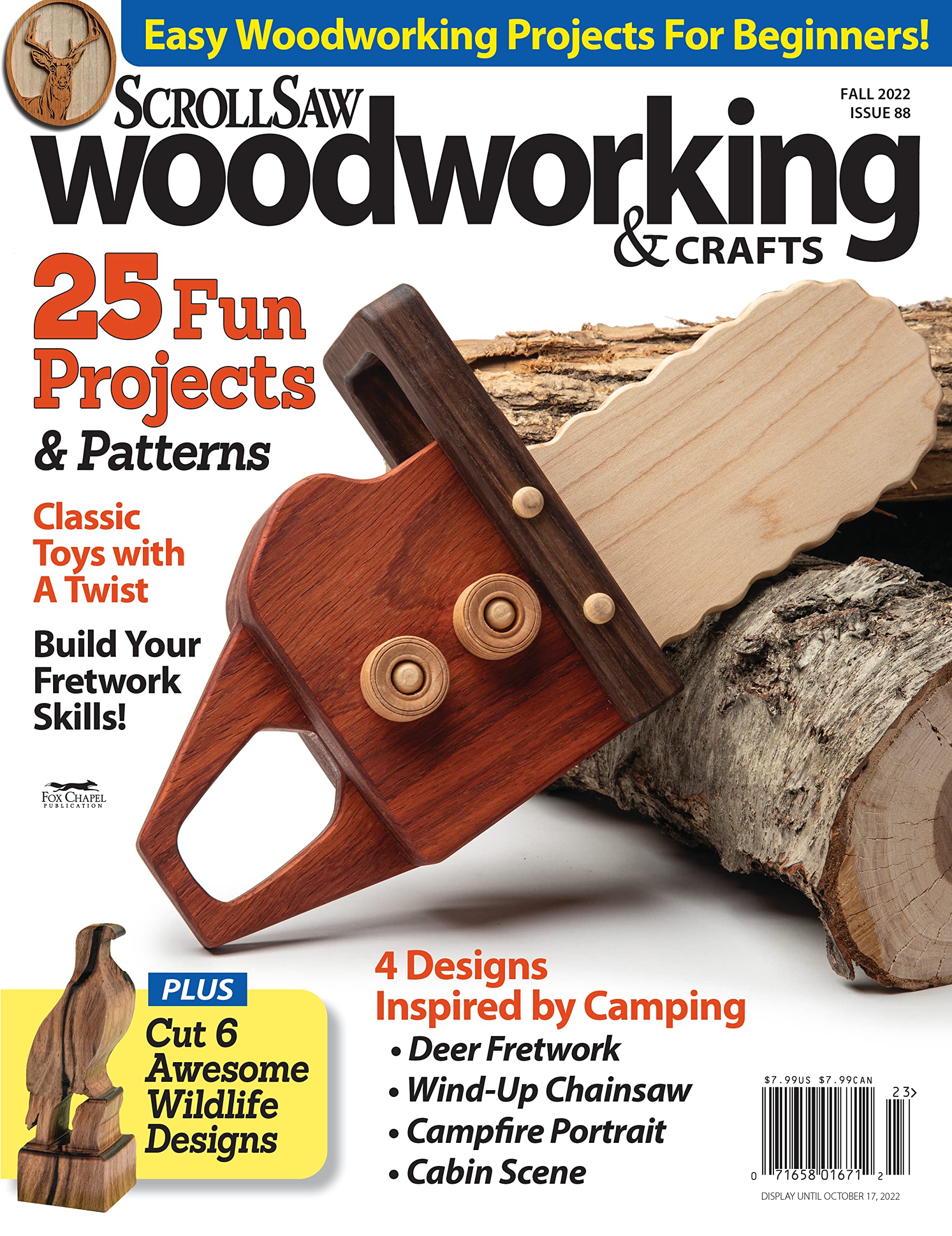 Scroll Saw Woodworking & Crafts Issue 88 Fall 2022 (Magazine)