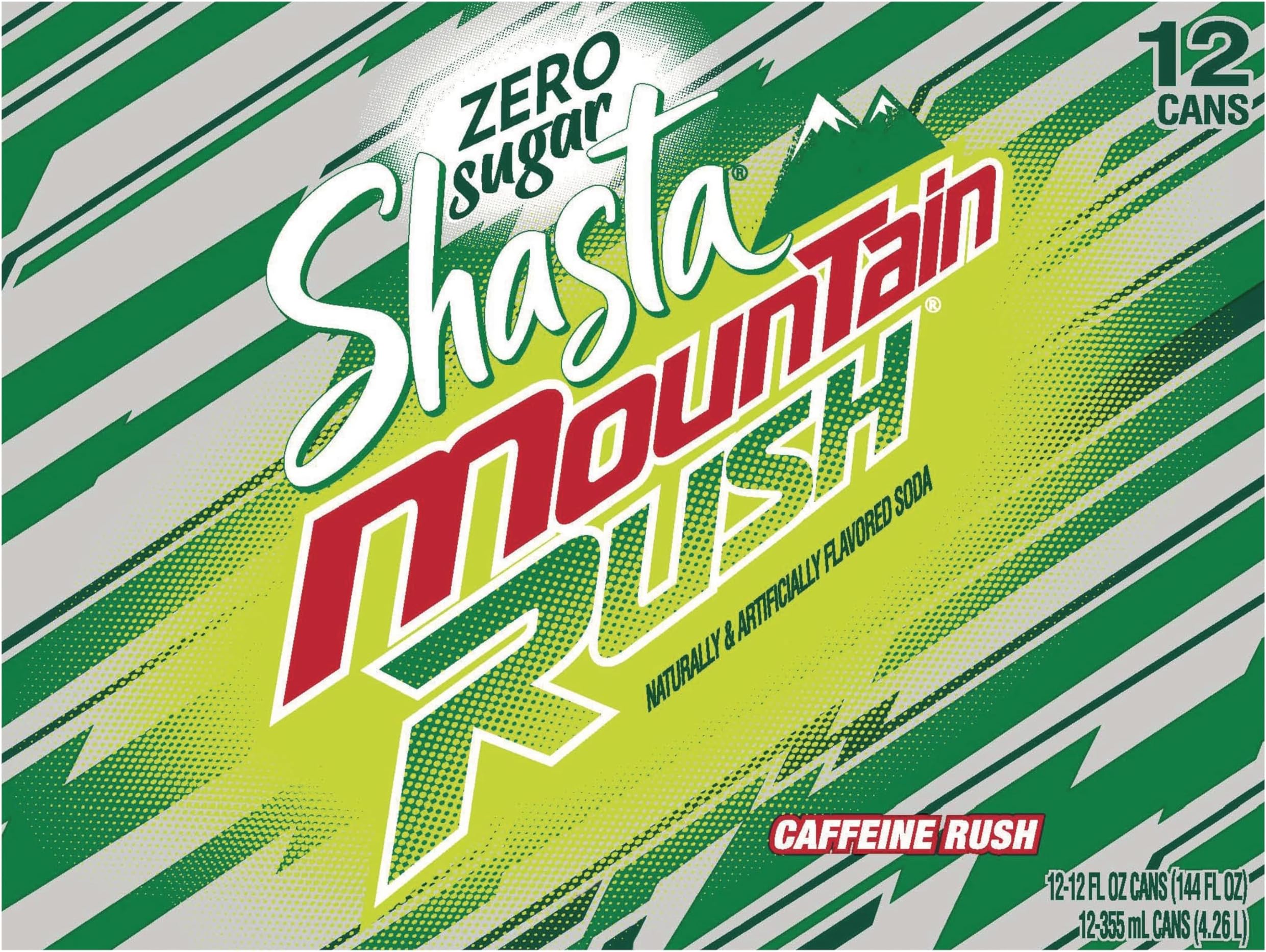 Shasta, Zero Sugar Mountain Rush, 144 Fl Oz