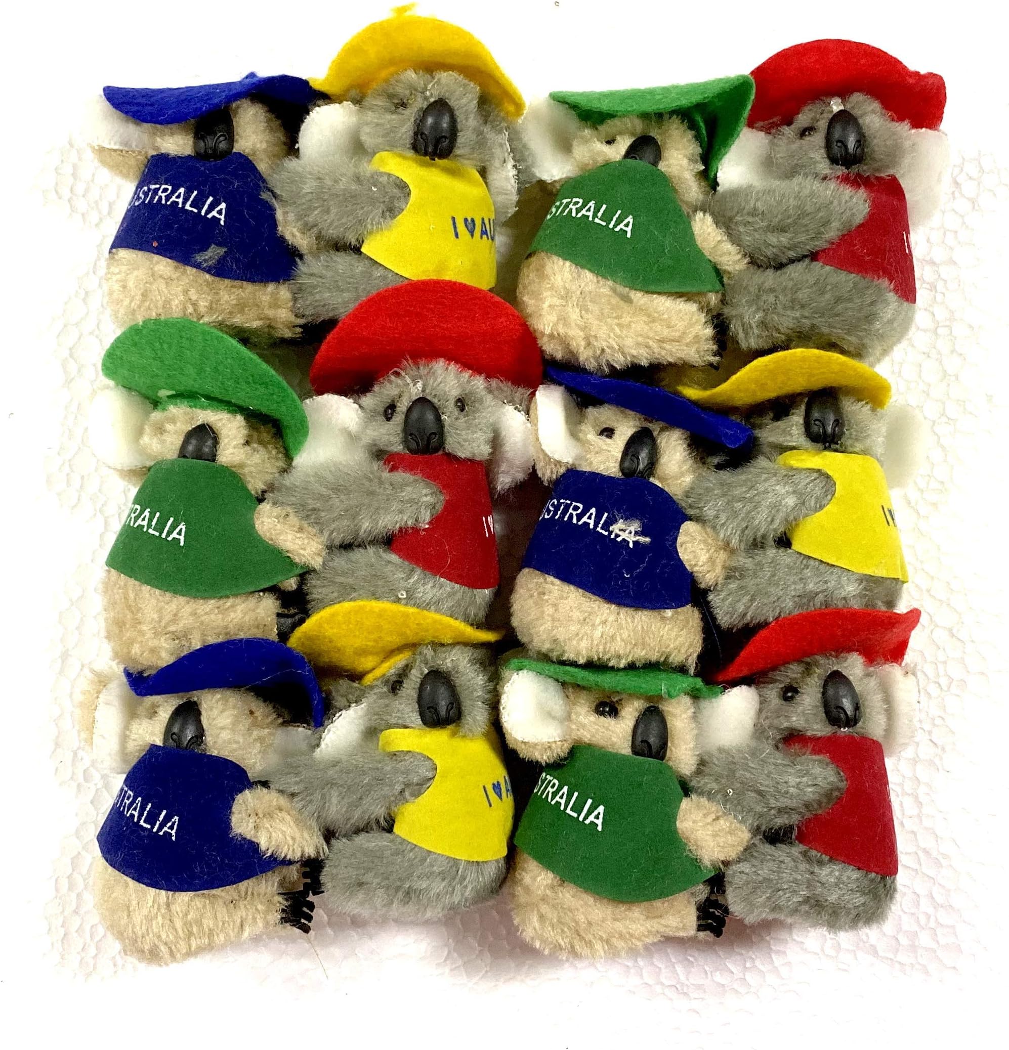 Australian Products Company Clip on Koala's with Swaggie Hats - 12 Pack