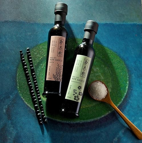 Miniatura 2 de WuWanWo Harmonious - Salsa de soja artesanal fermentada naturalmente, sin gluten, sin conservantes, sin colorantes, botella de vidrio de 8.5 onzas