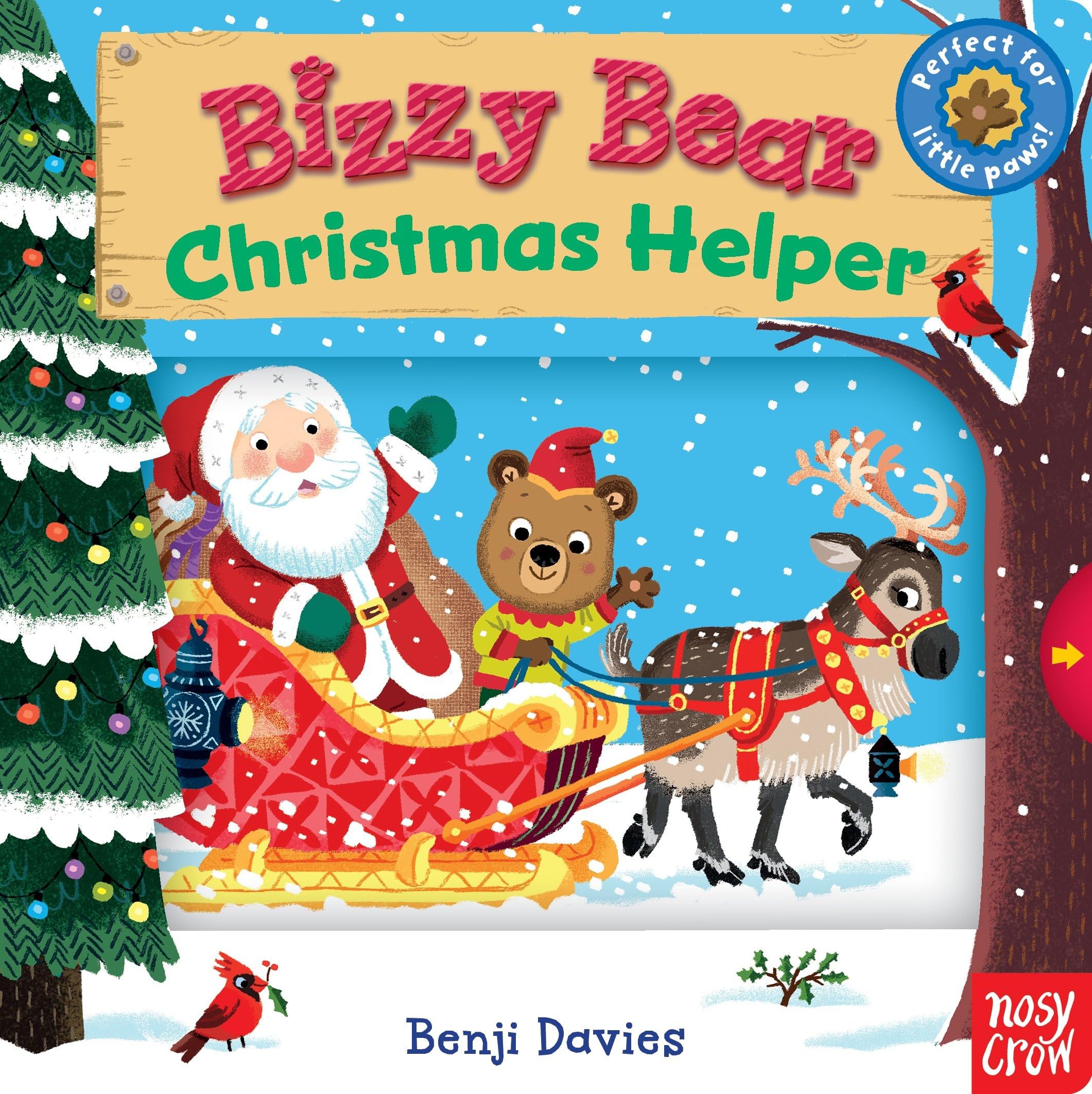 Bizzy Bear: Christmas Helper: (Interactive Holiday Board Book for Toddlers - With Sturdy Tabs and Slides to Push and Pull)