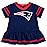 NFL New England Patriots Team Jersey Dress and Diaper Cover, Blue/red New England Patriots, 6-12 Months (138872160PTS612-417)
