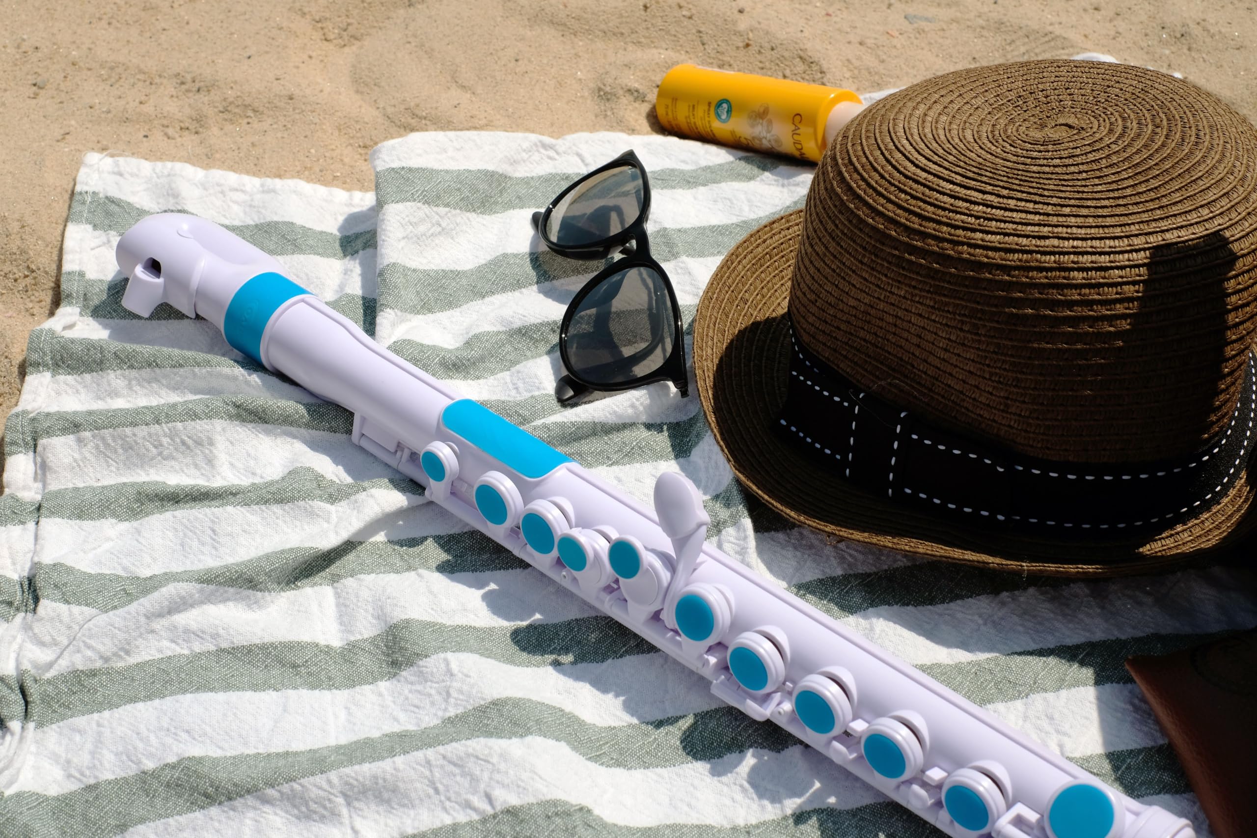 Amazon.com: Nuvo jFlute Beginner Student Flute – White/Blue, Donut
