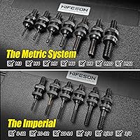 Vista 2 de HIFESON Herramienta Neumática de Tuerca Remachadora Hidráulica de Servicio Pesado, Kit de Herramienta de Pistola de Tuerca Remachadora Neumática