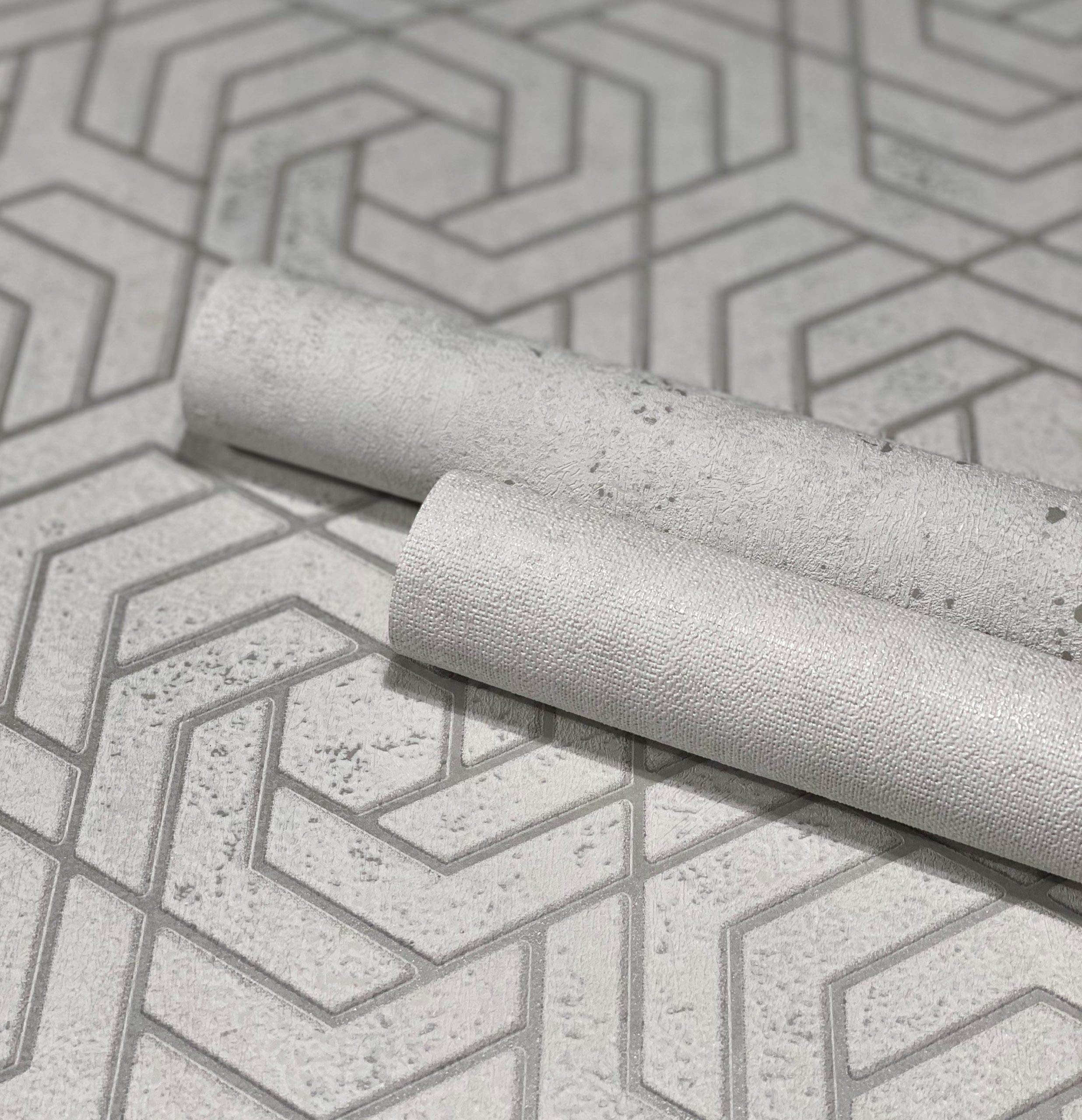 Marburg Papier Peint Intissé Beige Feuilles D'eucalyptus Beiges