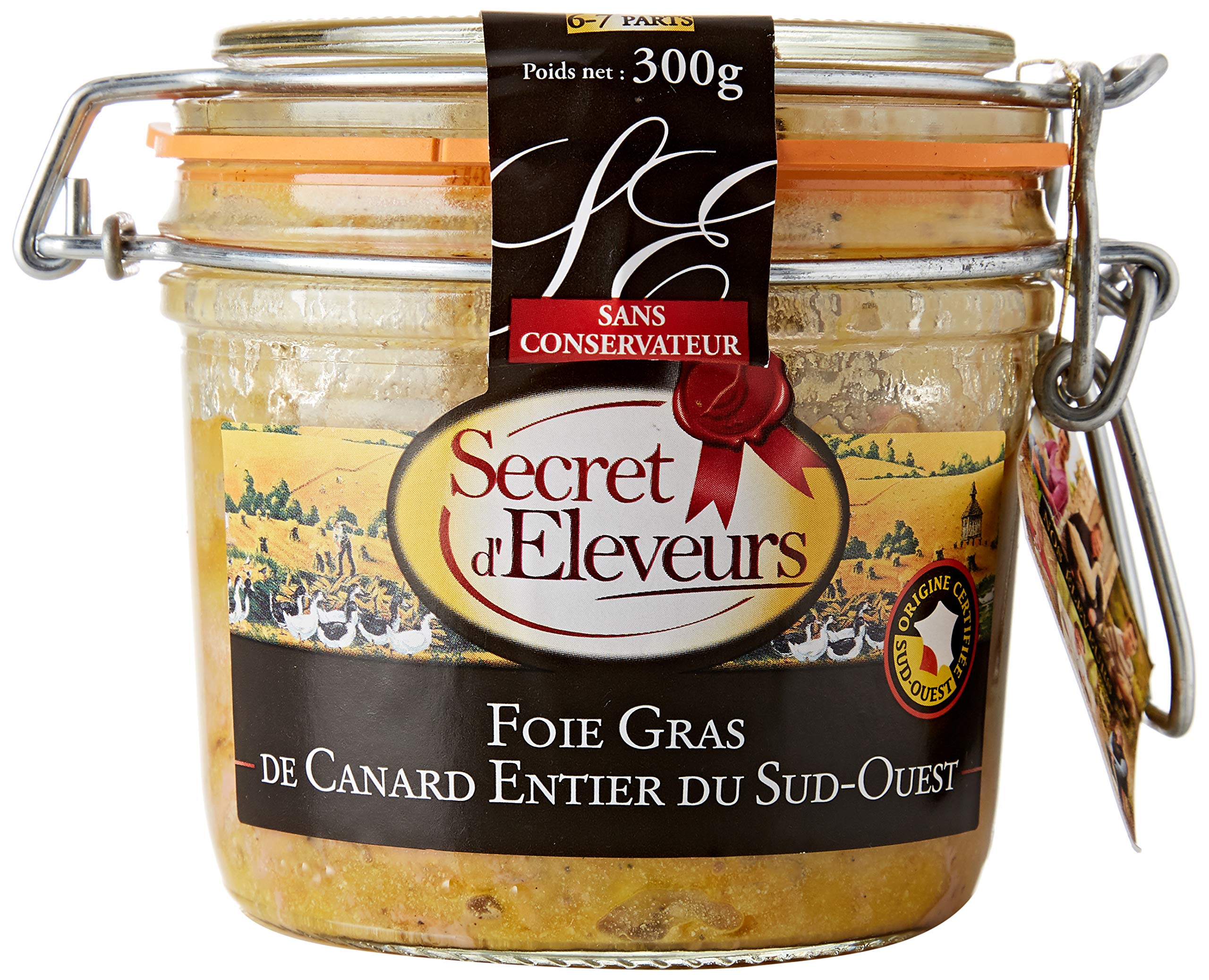 Secret d'Eleveurs Foie Gras de Canard Entier du Sud Ouest 300 g