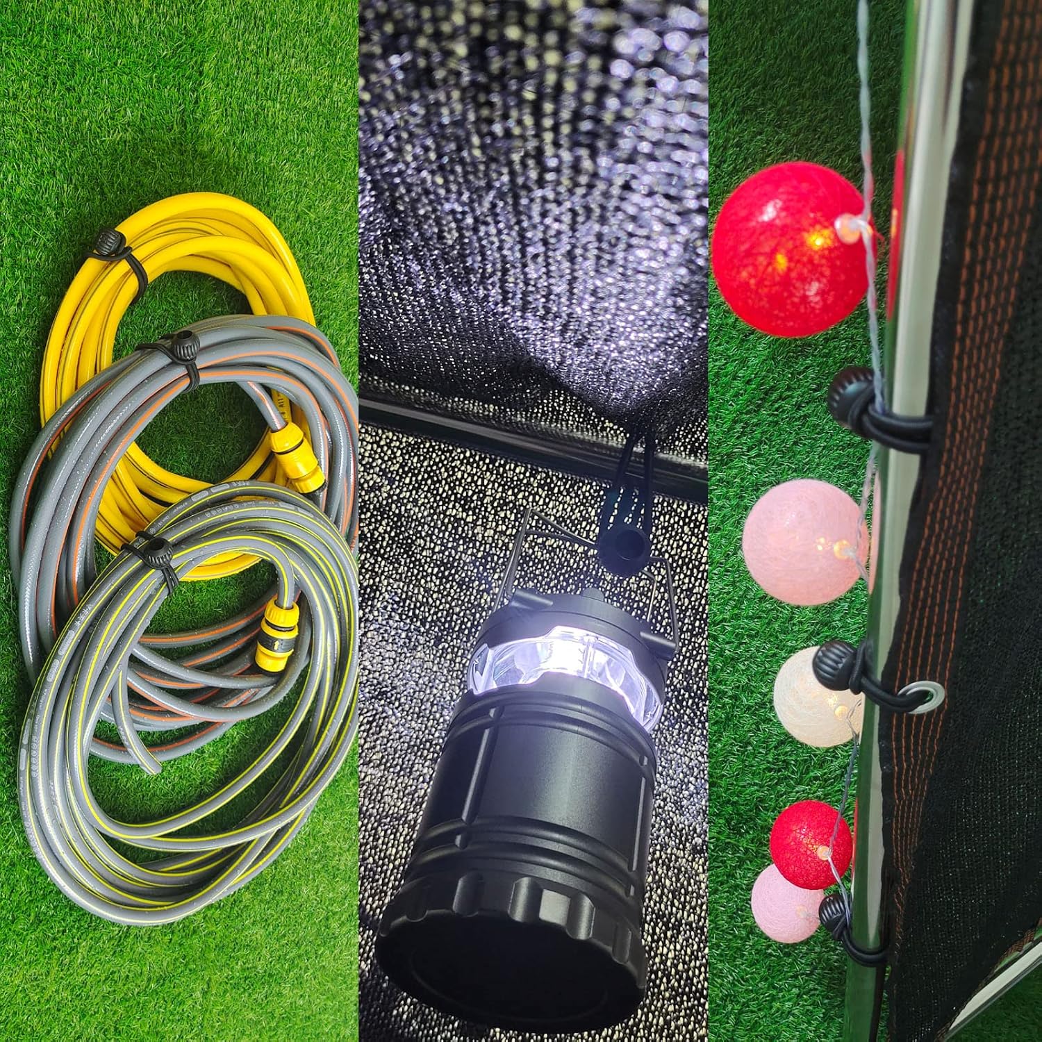 Ball Bungee Cords 4 inch and 6 inch, Heavy Duty Outdoor tarp Bungee Cord with Balls