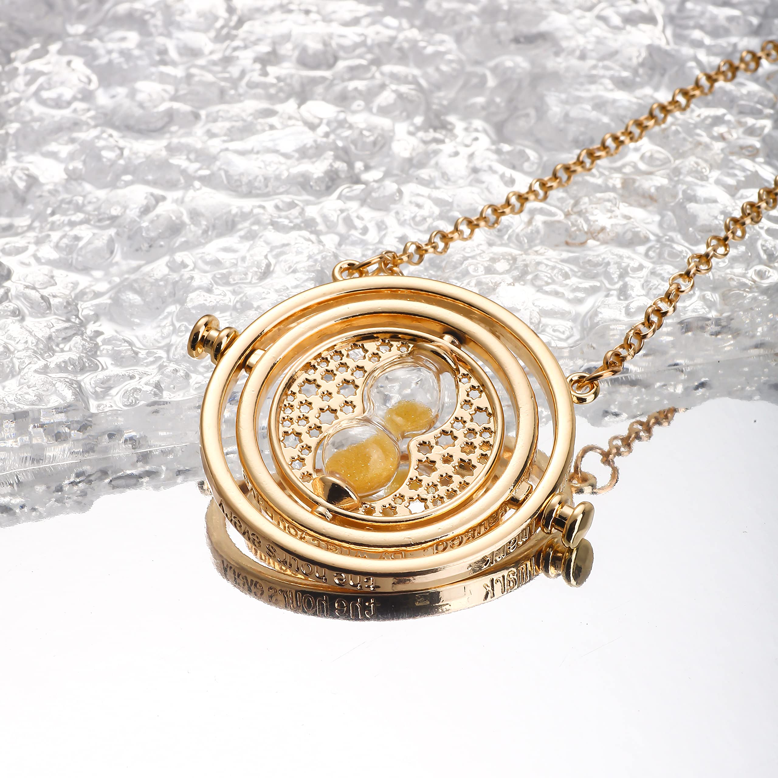 UTTER Wizard halsketten Zeitumkehrer Hermine Sand Anhänger mit Sanduhr Kostüm Requisiten Cosplay Fans