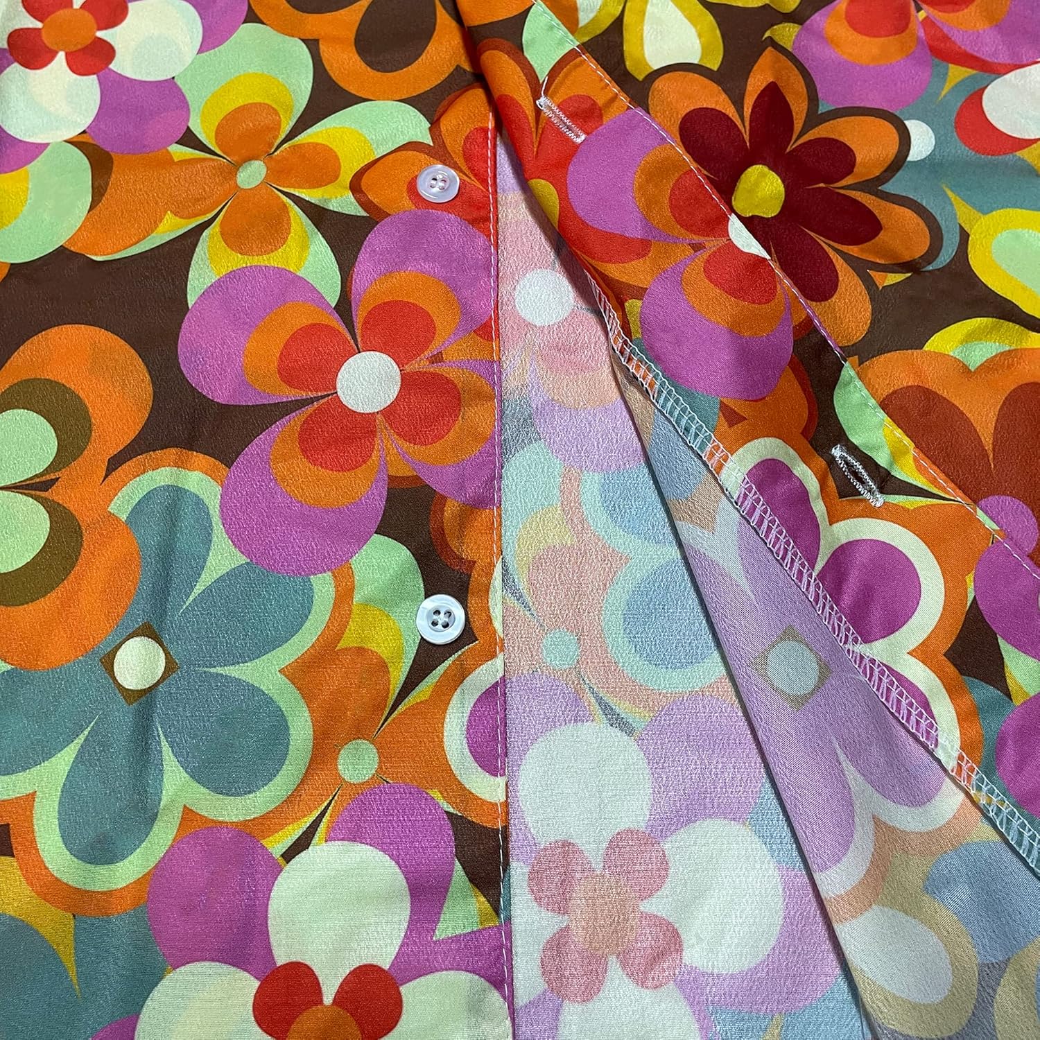 Mens Hawaiian Shirts Short Sleeve Button Up Beach Shirts - Image 5