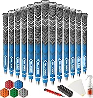 Vista 15 de Empuñaduras de golf con cordón cruzado de 13 unidades, diseño de reducción baja, elige entre 13 empuñaduras o 13 empuñaduras con todos los kits, 3