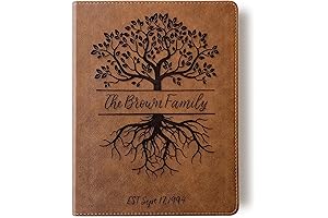 Personalized KJV Family Tree Bible - Handcrafted Heirloom, Red Letter, Wide Margin,...