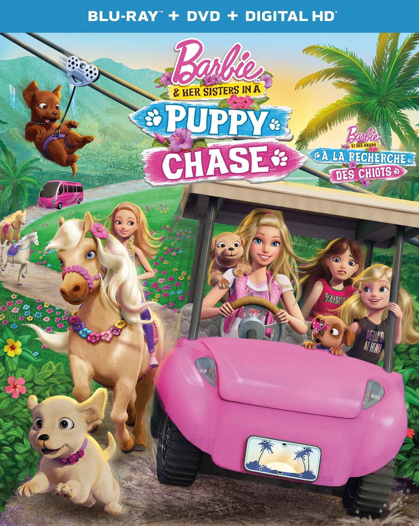 Barbie & Her Sisters in a Puppy Chase [Blu-ray + DVD] (Bilingual) [Blu-ray]