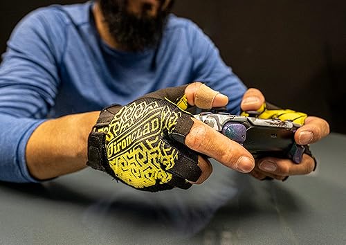 Miniatura 3 de Ironclad Guantes de juego, cobertura de medio dedo, ajuste de precisión, agarre de silicona de rendimiento, construcción que absorbe la humedad, 1