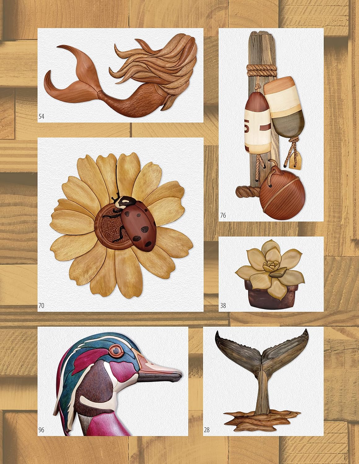 Intarsia Woodworking Made Easy: 11 Projects to Build Your Skills (Fox Chapel Publishing) For the Scroll Saw - Step-by-Step Projects and Patterns for Beginner, Intermediate, and Advanced Sawyers