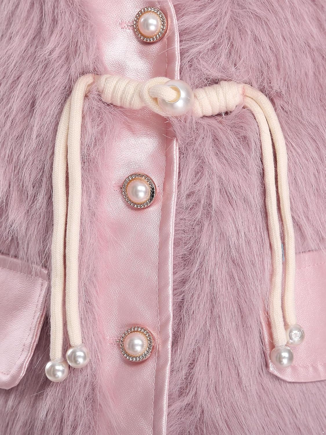 DINORMIN Faux Fur Vest Coat For Girls Toddler Christmas Tank Top Warm Outerwear for Christmas Birthday