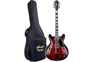 Electric Guitar Grote Jazz Electric Guitar Semi-Hollow Body