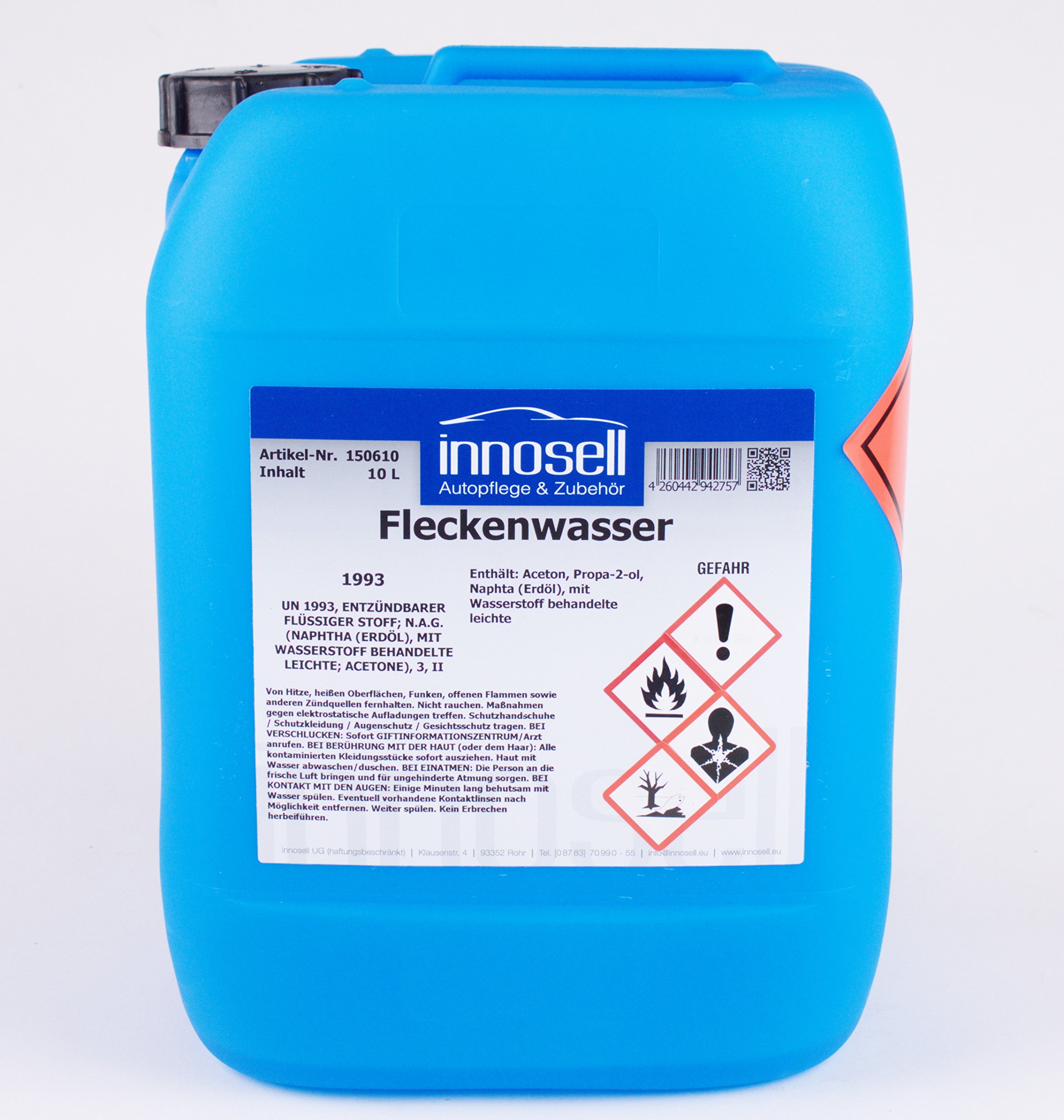 Fleckenwasser Flecken-Ex Fleckenentferner Fleckentferner - 10 L