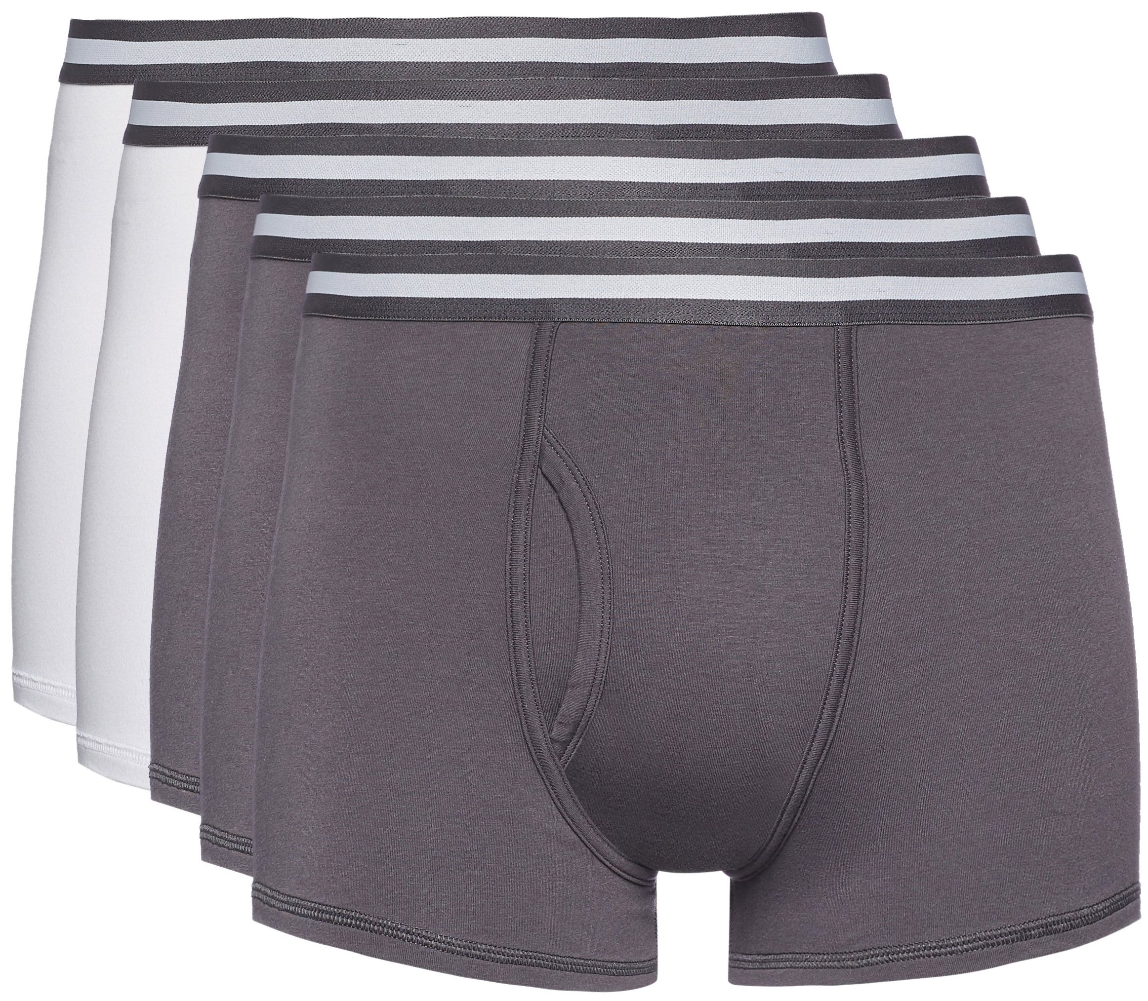 Amazon Brand - find. Men's Cotton Stretch Trunks, Pack of 5/Pack of 7/Pack of 10