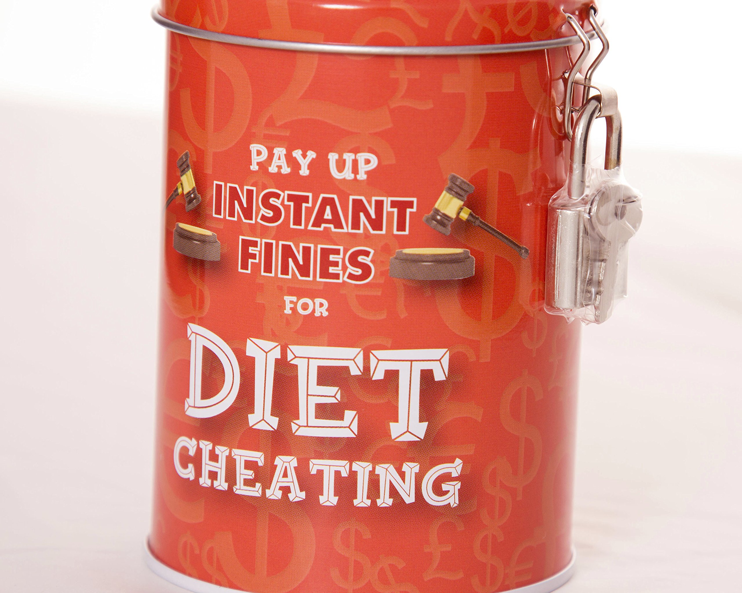 Boxer Gifts Instant Fines Pay Up Tin, Diet Cheating