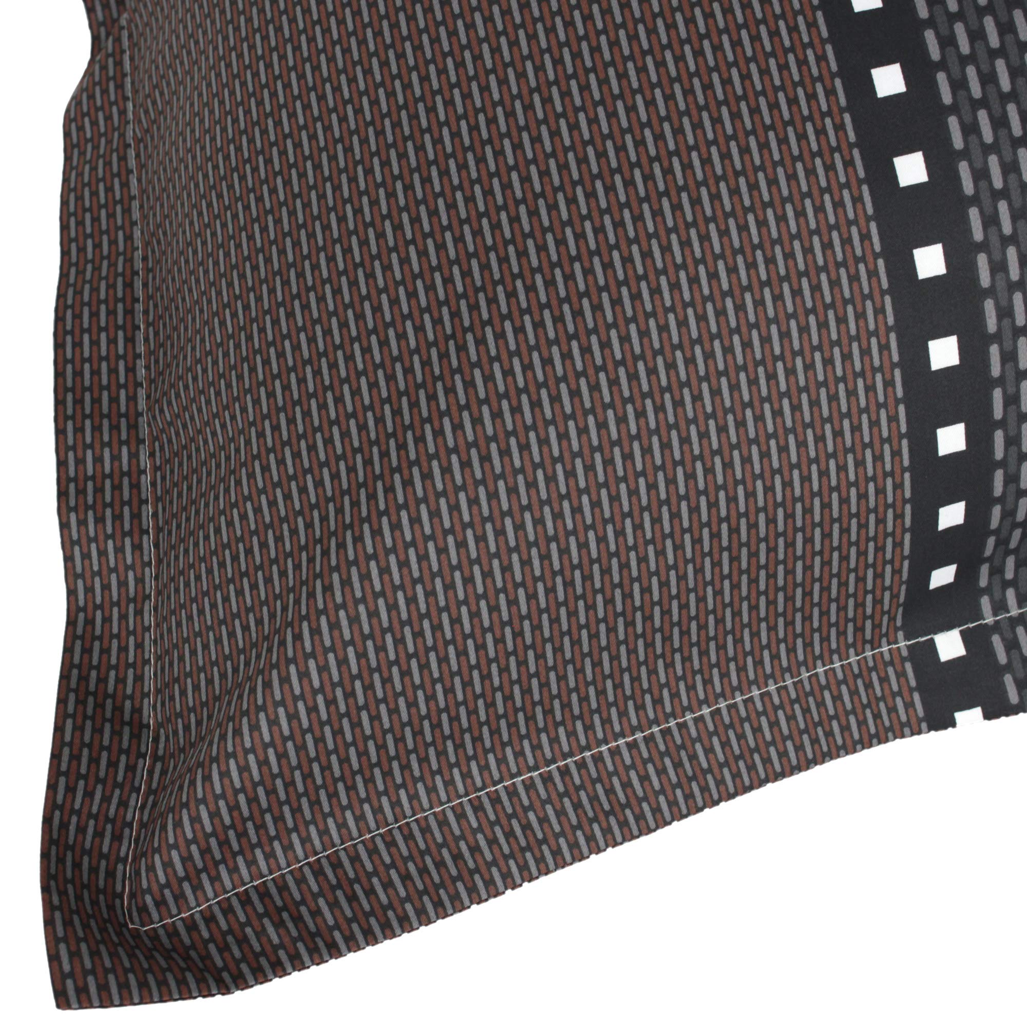 Linnea Parure de lit 300x240 cm 50x70 cm en Satin de Coton Enzo Noir