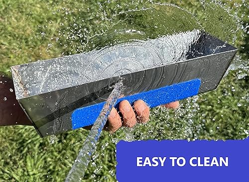 Miniatura 4 de ProRock - Base redonda de acero inoxidable para paneles de yeso de 14 pulgadas + agarre antideslizante de grado marino