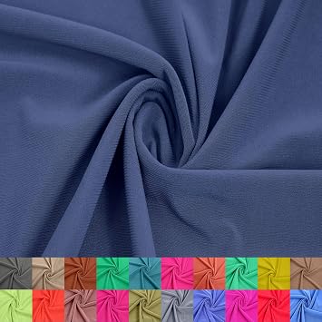 ITY Matte Jersey Stretch Knit Fabric by The Yard - Polyester Spandex 200 GSM, 60" Wide - Apparel, Sewing & DIY Crafts