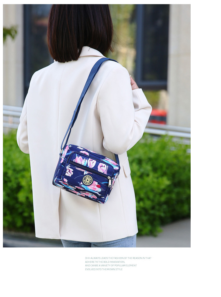 Bolso de hombro para mujer con múltiples bolsillos miniatura 7