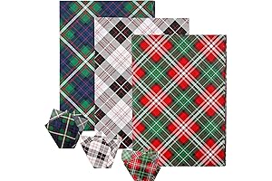 Rustic Gift Wrapping Paper - Christmas Plaid Tissue Paper