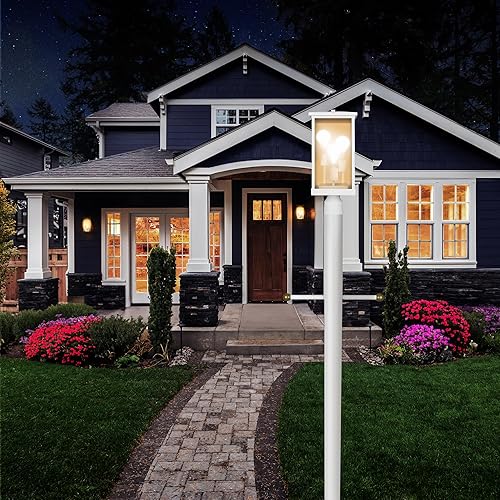 Vista 123 de Design House 502211 Base de pilar de linterna exteriores, color negra