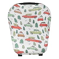 Vista 6 de Copper Pearl Funda multiusos: fundas de asiento de automóvil, funda de lactancia y funda de cochecito para el sol, tela elástica, uso para todas